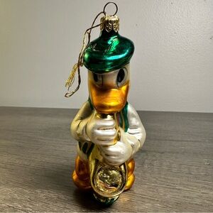 Vintage Disney Christopher Radko Donald Duck Season Of Song Blown Glass Ornament